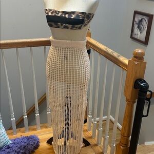 Princess Polly swim Crochet Maxi Skirt